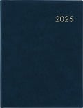 Wochenbuch blau 2025 - Bürokalender 21x26,5 cm - 1 Woche auf 2 Seiten - mit Eckperforation und Fadensiegelung - Notizbuch - 728-0015 - 