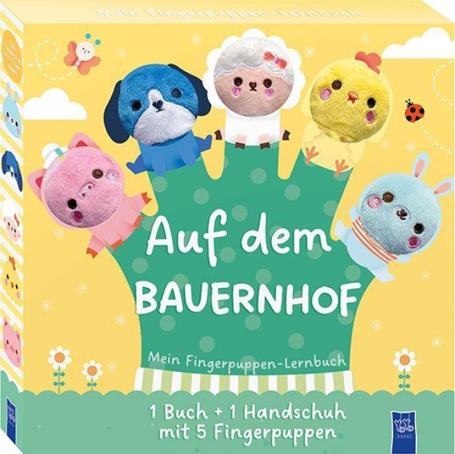 Mein Fingerpuppen-Lernbuch - Auf dem Bauernhof - 