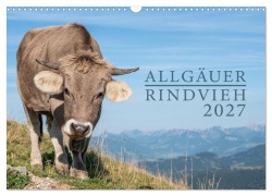 Cover-Bild zum Titel 'Allgäuer Rindvieh 2027 (Wandkalender 2027 DIN A3 quer), CALVENDO Monatskalender' von 'Juliane Wandel'