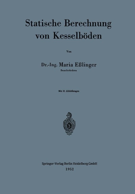 Statische Berechnung von Kesselböden - Maria Eßlinger