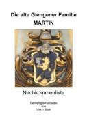 Cover-Bild zum Titel 'Die alte Giengener Familie MARTIN' von 'Ulrich Stark'