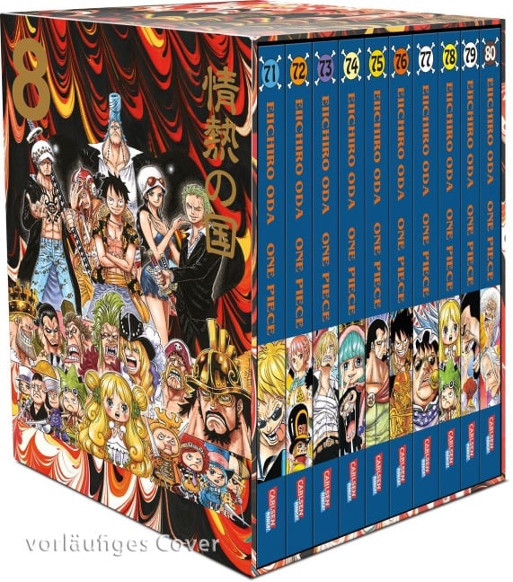 One Piece Sammelschuber 8: Dressrosa (inklusive Band 71-80) - Eiichiro Oda