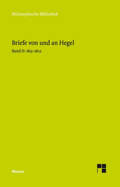 Briefe von und an Hegel. Band 2 - Georg Wilhelm Friedrich Hegel