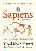 Cover-Bild zum Titel 'Sapiens A Graphic History, Volume 1' von 'Yuval Noah Harari, David Vandermeulen'