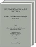 Cover-Bild zum Titel 'Glossen zum Sachsenspiegel-Lehnrecht. Die Wurm'sche Glosse/2 Bände' von ''