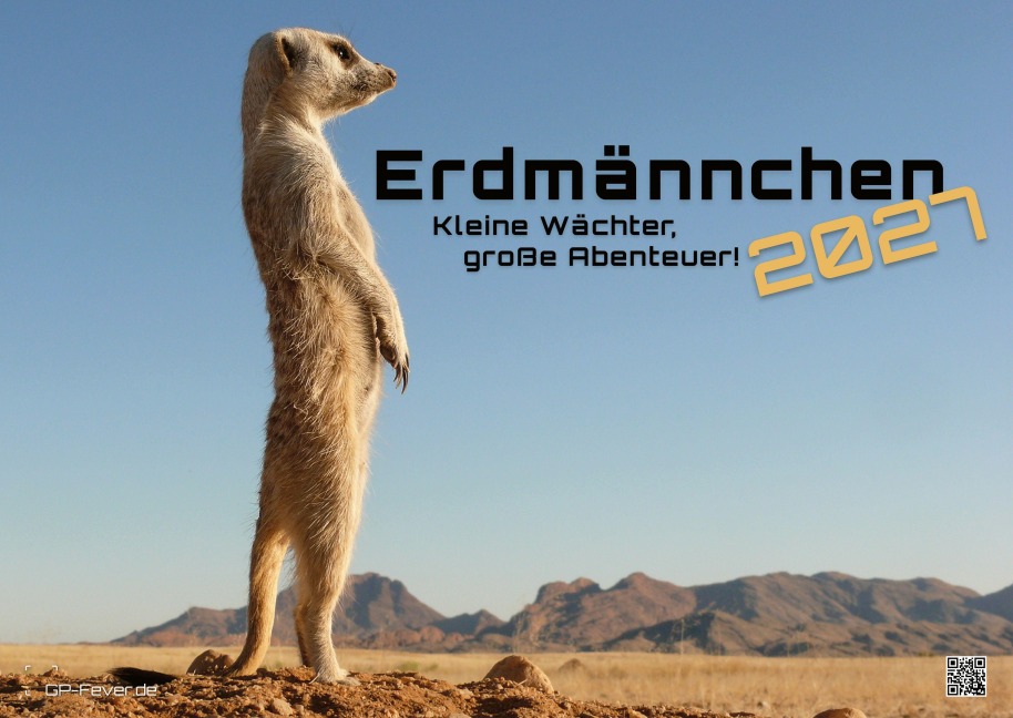 Erdmännchen - Kleine Wächter, große Abenteuer! - 2027 - Kalender DIN A2 - 
