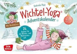 Cover-Bild zum Titel 'Wichtel-Yoga-Adventskalender. 24 Asanas für die Winter- und Weihnachtszeit' von 'Gabriele Pohl'