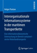 Cover-Bild zum Titel 'Interorganisationale Informationssysteme in der maritimen Transportkette' von 'Holger Pontow'