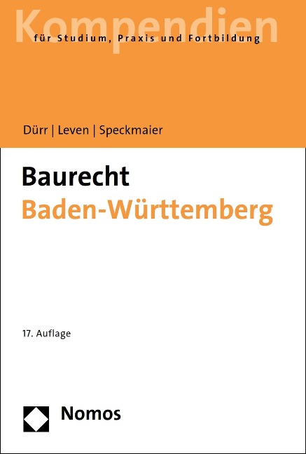 Baurecht Baden-Württemberg - Hansjochen Dürr, Sabine Speckmaier, Dagmar Leven