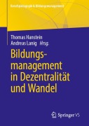 Cover-Bild zum Titel 'Bildungsmanagement in Dezentralität und Wandel' von ''