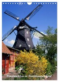 Windmühlen in Norddeutschland (Wandkalender 2024 DIN A4 hoch), CALVENDO Monatskalender - Lothar Reupert