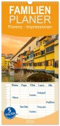 Cover-Bild zum Titel 'Familienplaner 2026 - Florenz - Impressionen mit 5 Spalten (Wandkalender, 21 x 45 cm) CALVENDO' von 'Nina Schwarze'