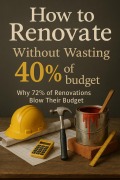 Cover-Bild zum Titel 'How to Renovate Without Wasting 40% of Your Budget: Why 72% of Renovations Blow Their Budget' von 'Norben'