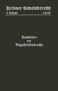 Beamten- und Angestelltenrecht - 