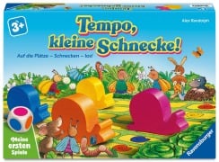 Cover-Bild zum Titel 'Tempo, kleine Schnecke! - Kinderspiel ab 3 Jahre' von 'Alex Randolph'