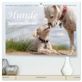 Hunde Spruchkalender (hochwertiger Premium Wandkalender 2024 DIN A2 quer), Kunstdruck in Hochglanz - Liselotte Brunner-Klaus