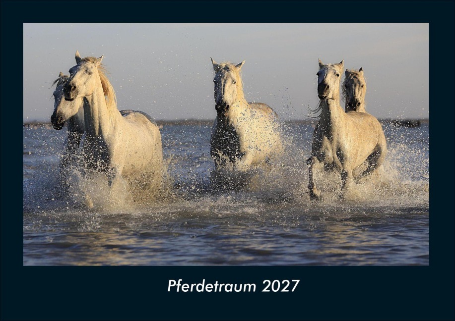 Pferdetraum 2027 Fotokalender DIN A4 - Tobias Schmitt, Kevin Heber