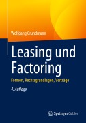 Cover-Bild zum Titel 'Leasing und Factoring' von 'Wolfgang Grundmann'