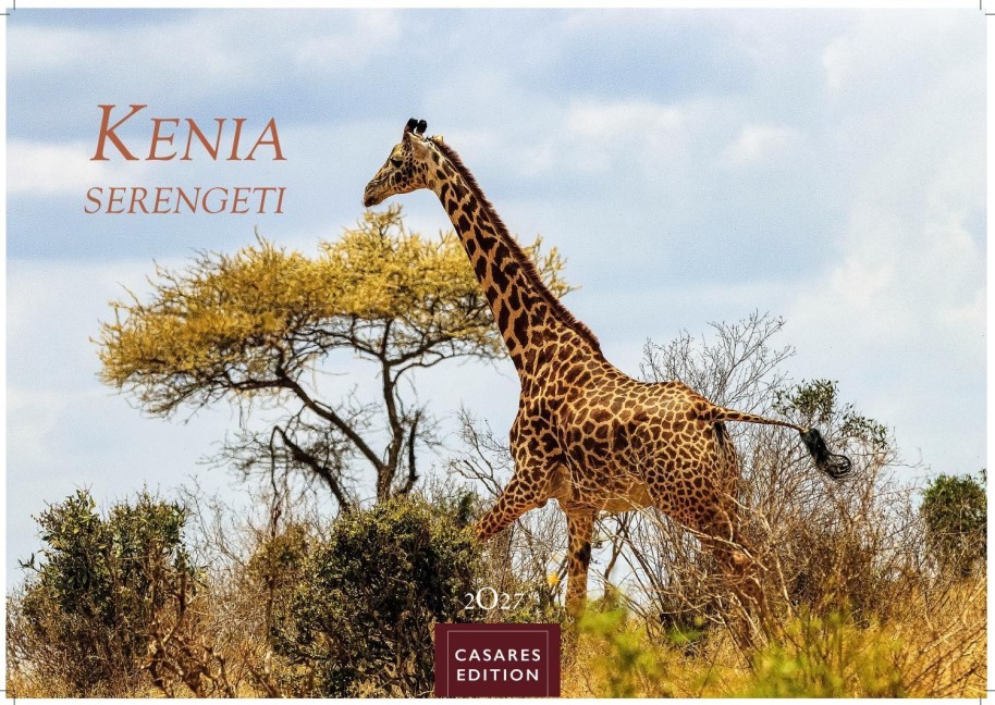 Kenia & Serengheti Kalender 2027 - Wandkalender | Fotokalender Afrika 35x50cm - Wunderschöne Tierkalender- und Naturschutzfotos. - 