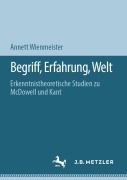 Cover-Bild zum Titel 'Begriff, Erfahrung, Welt' von 'Annett Wienmeister'