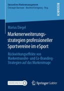Cover-Bild zum Titel 'Markenerweiterungsstrategien professioneller Sportvereine im eSport' von 'Marius Diegel'