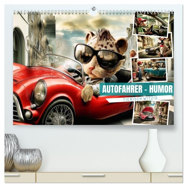 Autofahrer-Humor (hochwertiger Premium Wandkalender 2027 DIN A2 quer), Kunstdruck in Hochglanz - Sabine Löwer