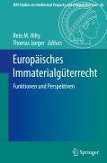 Cover-Bild zum Titel 'Europäisches Immaterialgüterrecht' von ''