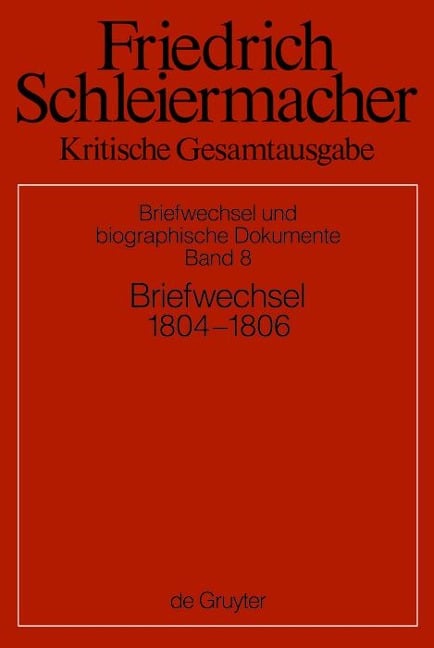 Briefwechsel 1804-1806 - 