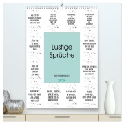 Cover-Bild zum Titel 'BERLINERISCH Lustige Sprüche (hochwertiger Premium Wandkalender 2026 DIN A2 hoch), Kunstdruck in Hochglanz' von 'Melanie Viola'