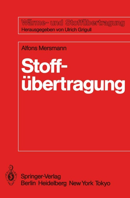 Stoffübertragung - Alfons Mersmann