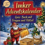 Cover-Bild zum Titel 'Imker-Adventskalender: Quiz-Buch mit Fragen und Rätsel' von 'Schlauvento Interactive'