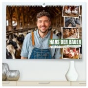 Cover-Bild zum Titel 'Hans der Bauer und seine Tiere auf dem Bauernhof (hochwertiger Premium Wandkalender 2026 DIN A2 quer), Kunstdruck in Hochglanz' von 'Mb Fotografie'