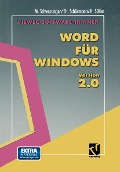 Cover-Bild zum Titel 'Vieweg Software-Trainer Word für Windows 2.0' von 'T. Schürmann, K. Süßer'