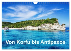 Cover-Bild zum Titel 'Von Korfu bis Antipaxos (Wandkalender 2026 DIN A4 quer), CALVENDO Monatskalender' von 'Simone Hug'