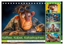 Cover-Bild zum Titel 'Kaffee, Kabel, Katastrophen (Tischkalender 2026 DIN A5 quer), CALVENDO Monatskalender' von 'Steffen Gierok-Latniak'