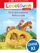 Cover-Bild zum Titel 'Leselöwen 1. Klasse - Eine ponystarke Reitstunde' von 'Sabine Giebken'