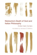 Cover-Bild zum Titel 'Nietzsche's Death of God and Italian Philosophy' von 'Emilio Carlo Corriero'