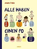 Cover-Bild zum Titel 'Alle haben einen Po (aktualisierte Ausgabe)' von 'Anna Fiske'