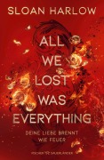 Cover-Bild zum Titel 'All We Lost Was Everything - Deine Liebe brennt wie Feuer' von 'Sloan Harlow'