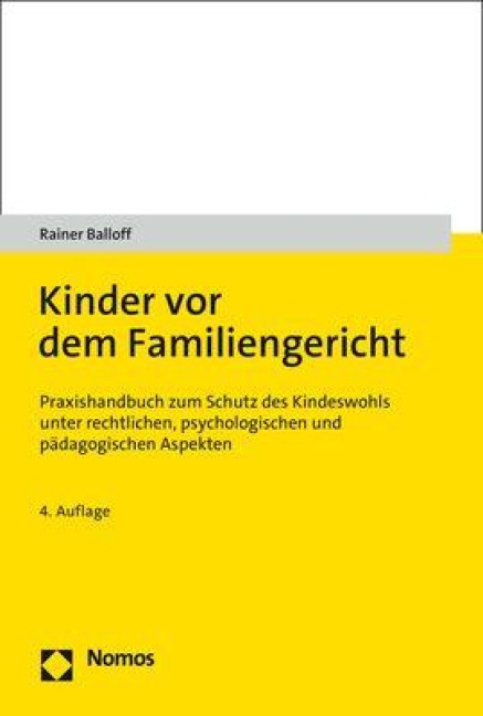 Kinder vor dem Familiengericht - Rainer Balloff