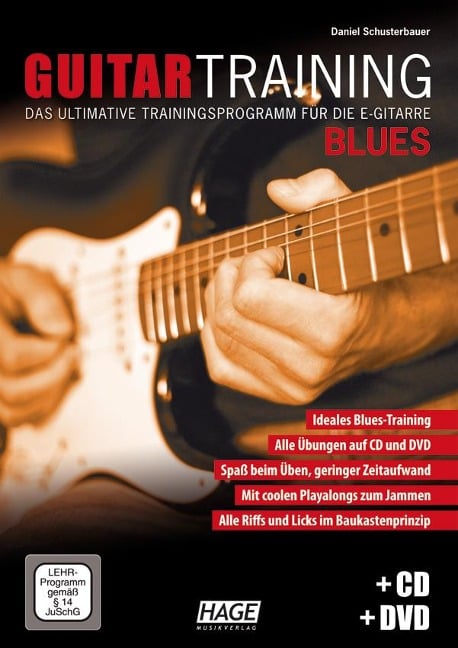 Guitar Training Blues + CD + DVD - Daniel Schusterbauer