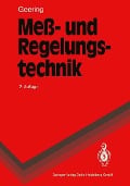 Cover-Bild zum Titel 'Meß- und Regelungstechnik' von 'Hans P. Geering'