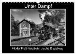 Cover-Bild zum Titel 'Unter Dampf - Mit der Preßnitztalbahn durchs Erzgebirge (Wandkalender 2026 DIN A3 quer), CALVENDO Monatskalender' von 'Marion Maurer'