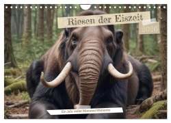 Cover-Bild zum Titel 'Riesen der Eiszeit - Ein Jahr voller Mammut Momente (Wandkalender 2026 DIN A4 quer), CALVENDO Monatskalender' von 'Claudia Pilon'