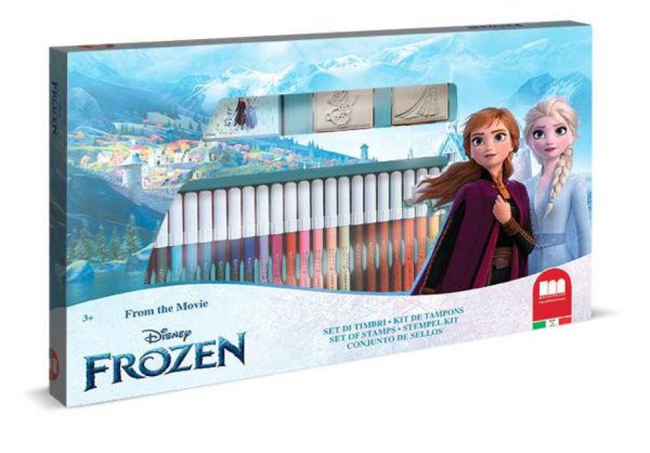 FROZEN 2 - Malset XL, 41-tlg., inkl. Malbuch & Stempel - 