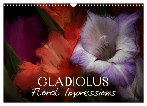 Gladiolus Floral Impressions (Wall Calendar 2024 DIN A3 landscape), CALVENDO 12 Month Wall Calendar - Vronja Photon