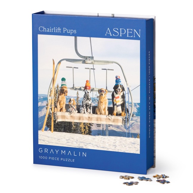 Gray Malin Aspen 1000 Piece Book Box Puzzle - 
