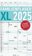 Familienplaner XL 2025 mit 6 Spalten - Familien-Timer 26x45 cm - Offset-Papier - mit Ferienterminen - Wand-Planer - Familienkalender - Alpha Edition - 
