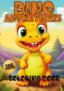 Cover-Bild zum Titel 'Dino Adventures Coloring Book' von 'Joe Hammoud'