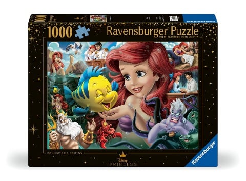 Erwachsenenpuzzle 1000 Teile - Disney Prinzessinnen - Arielle, die Meerjungfrau - 